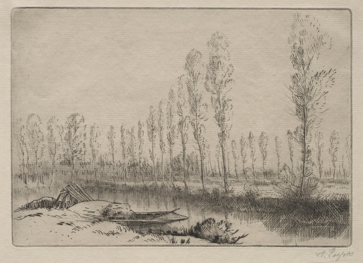Nedaleko Amiens, rašeliniště od Alphonse Legros
