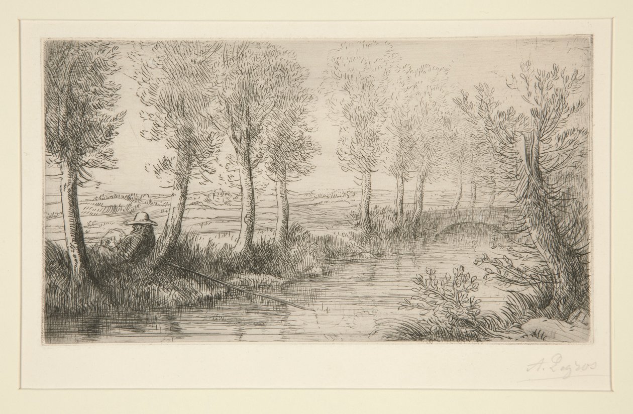 Pres du moulin (U mlýna) od Alphonse Legros