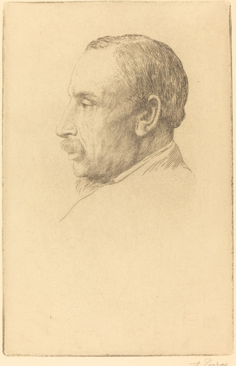 Profesor W. Cawthorne Unwin. od Alphonse Legros