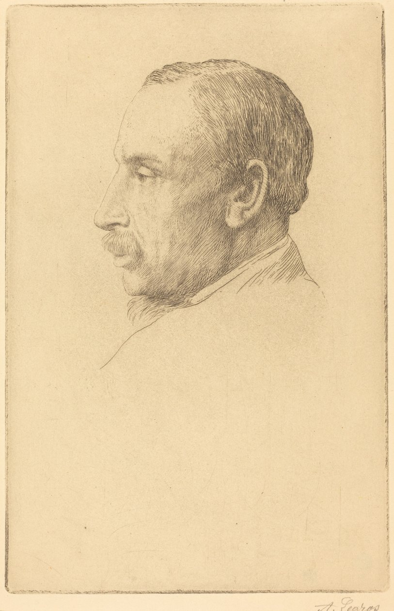 Profesor W. Cawthorne Unwin od Alphonse Legros