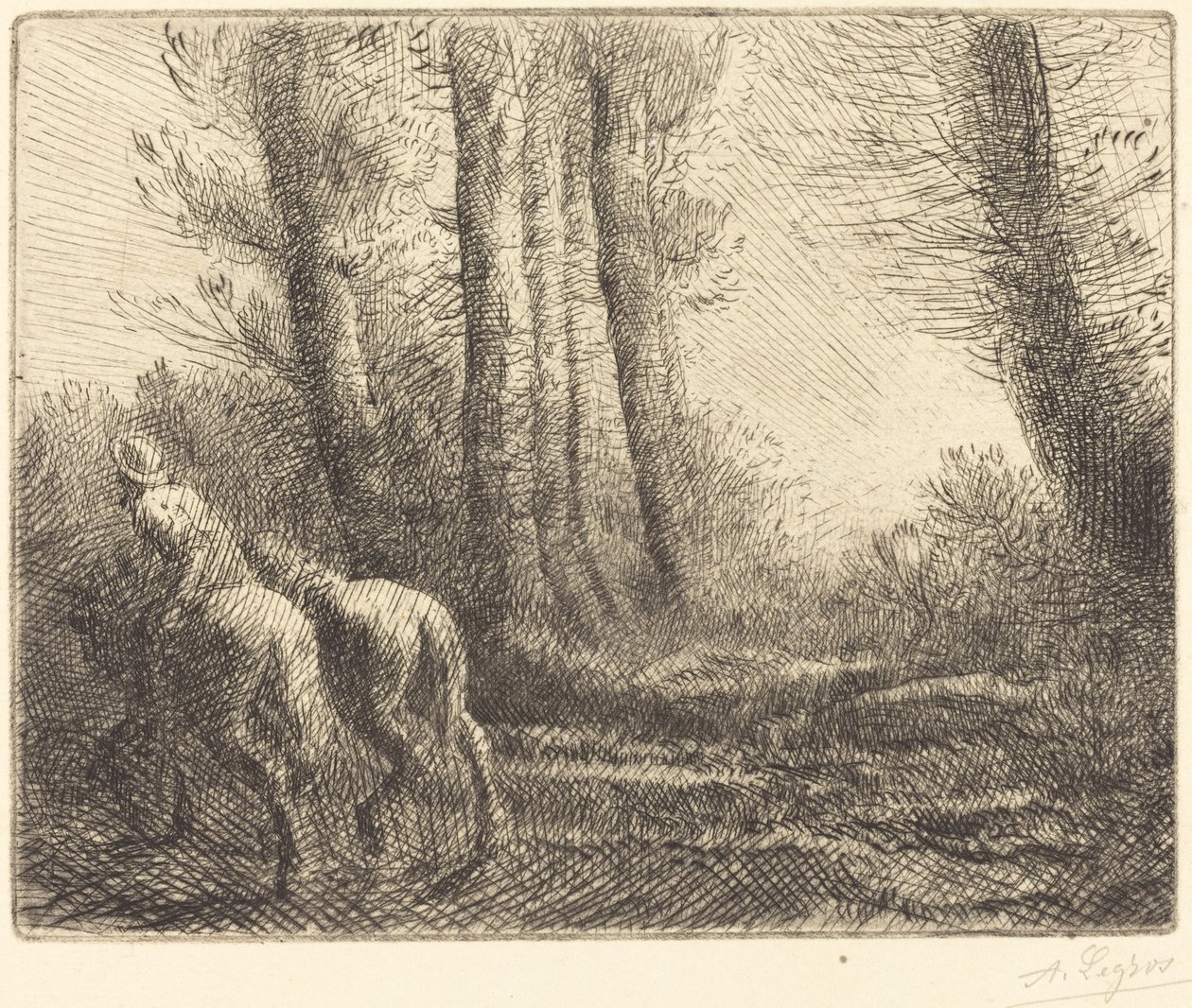 Návrat z orby (Le retour de labourage) od Alphonse Legros