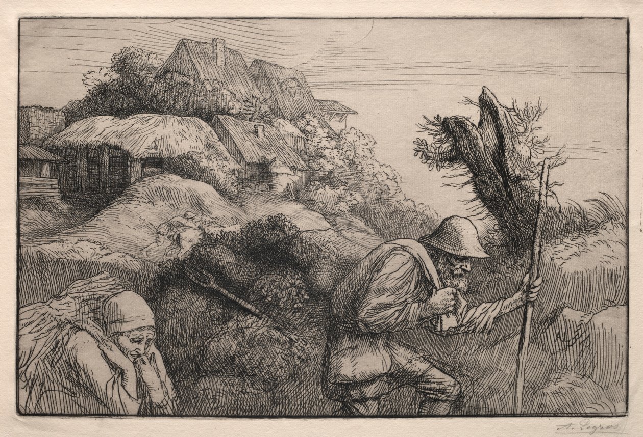 Návrat z lesa Návrat z lesa. od Alphonse Legros