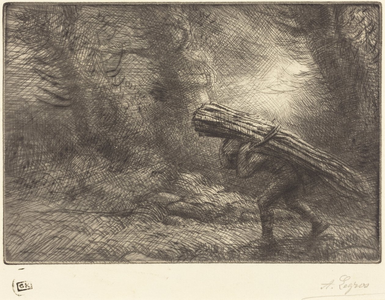Návrat do chalupy (Le retour à la chaumière) od Alphonse Legros