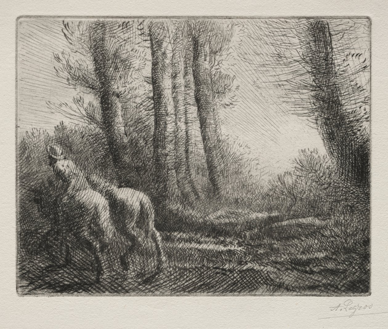 Návrat z obdělávání země od Alphonse Legros