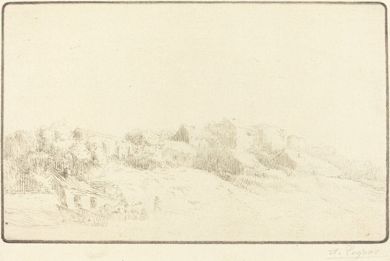 Saint Maurice in Burgundsko (Saint Maurice in Burgundsko) od Alphonse Legros