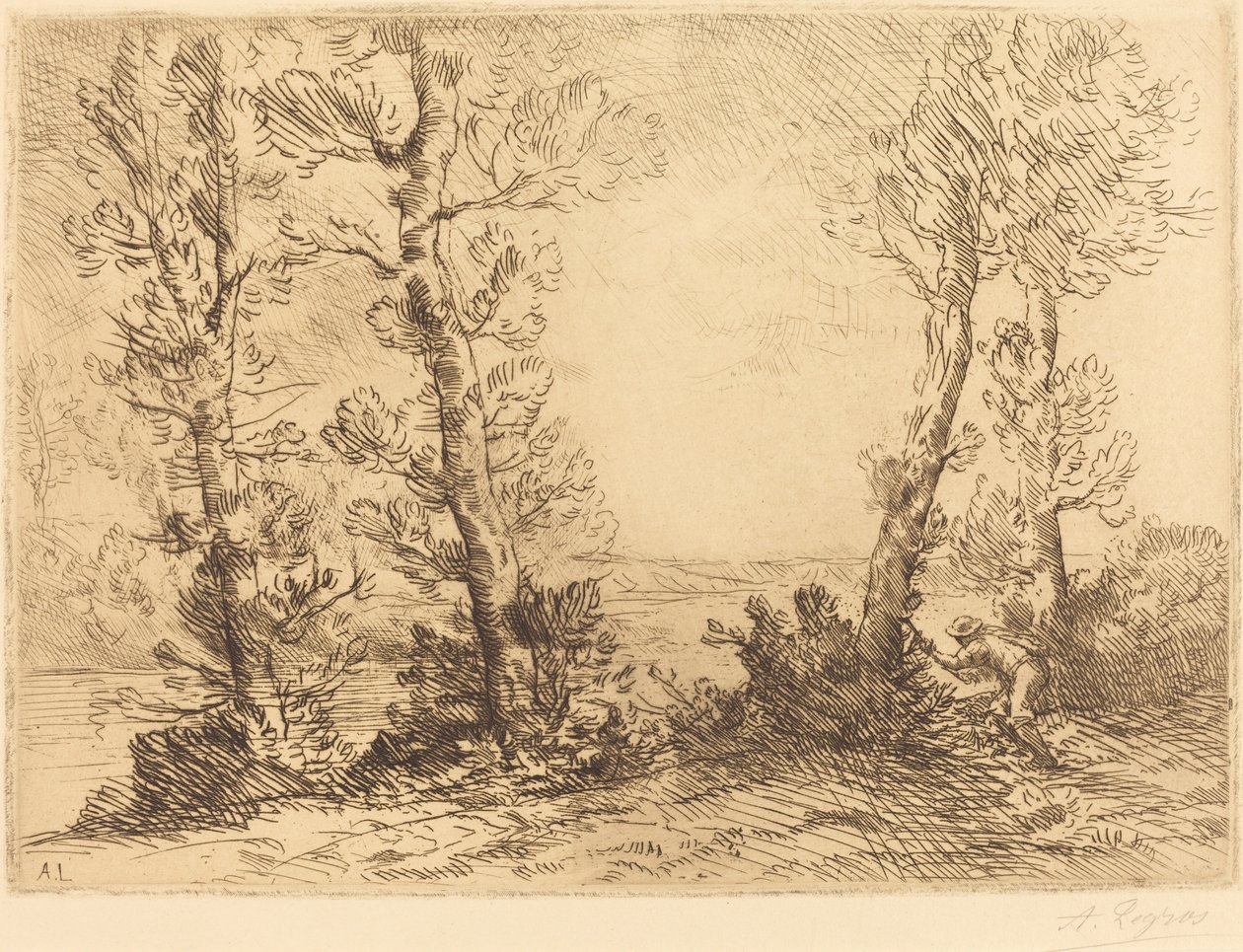 Rybář lososů od Alphonse Legros