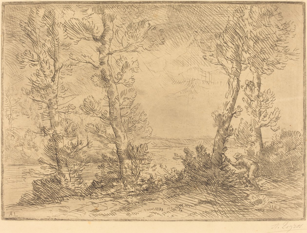 Rybář lososů od Alphonse Legros