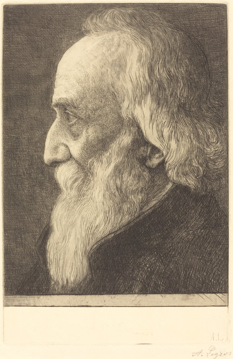 Autoportrét, 13. deska od Alphonse Legros