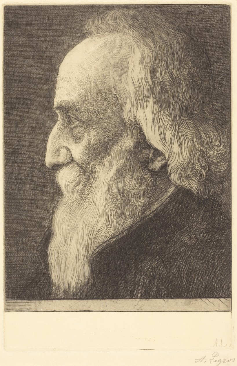 Autoportrét, 13. deska od Alphonse Legros