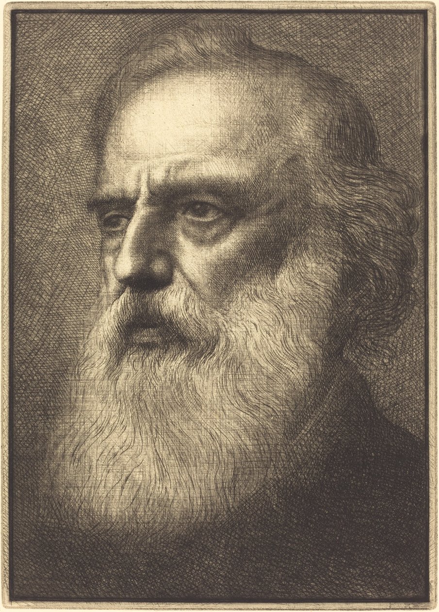 Autoportrét, 4. deska od Alphonse Legros