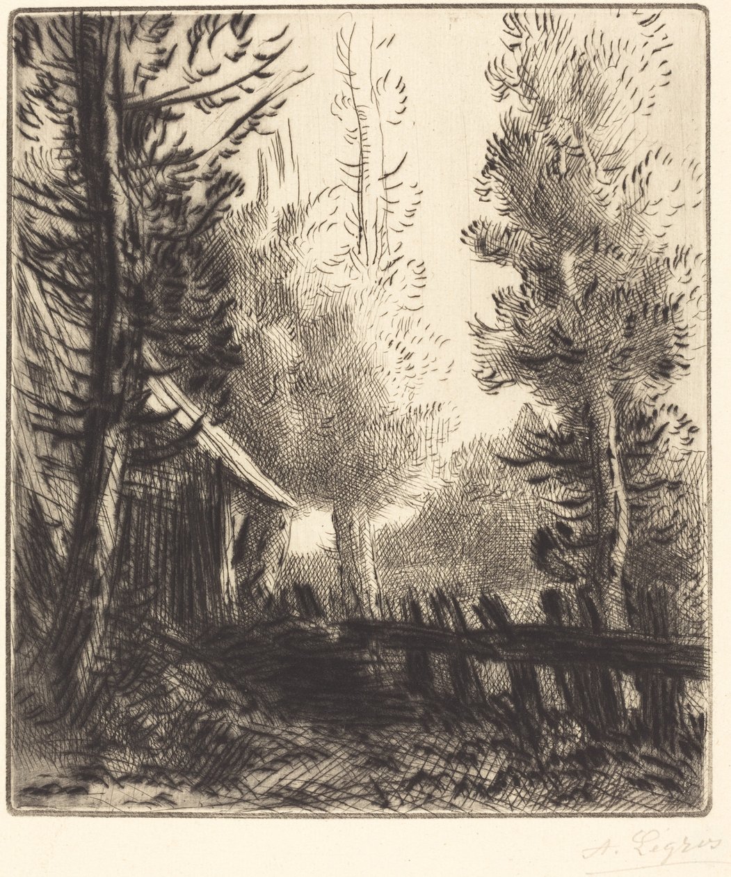 Hangár Shed Le. od Alphonse Legros