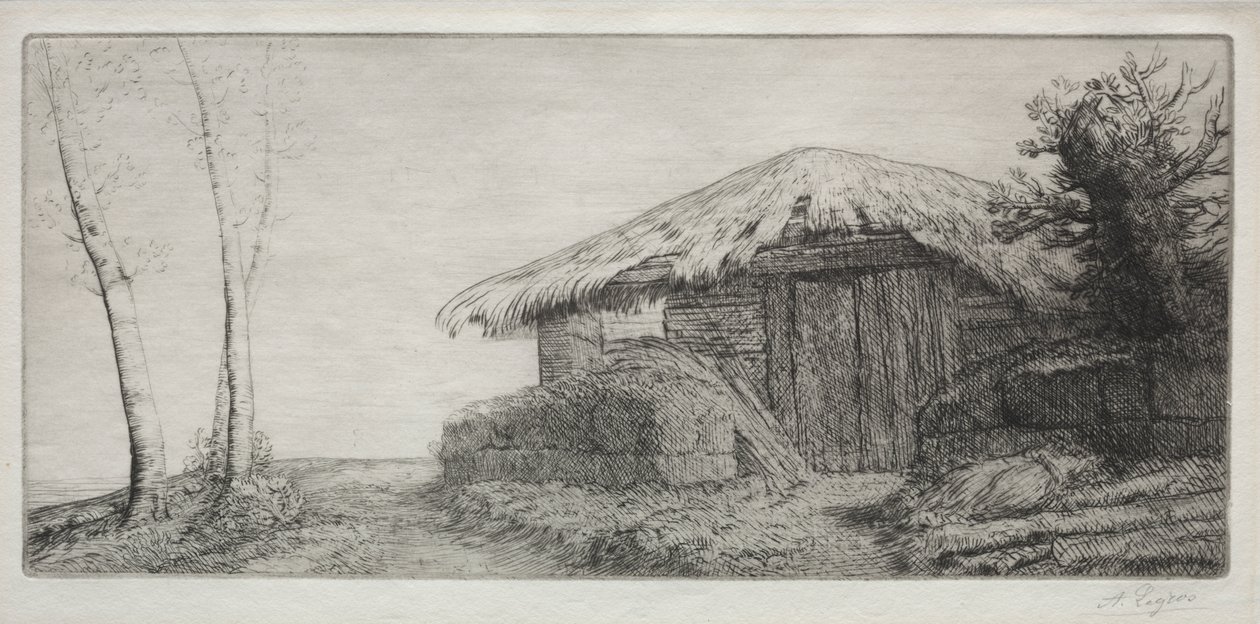 Ovčín na kopci od Alphonse Legros