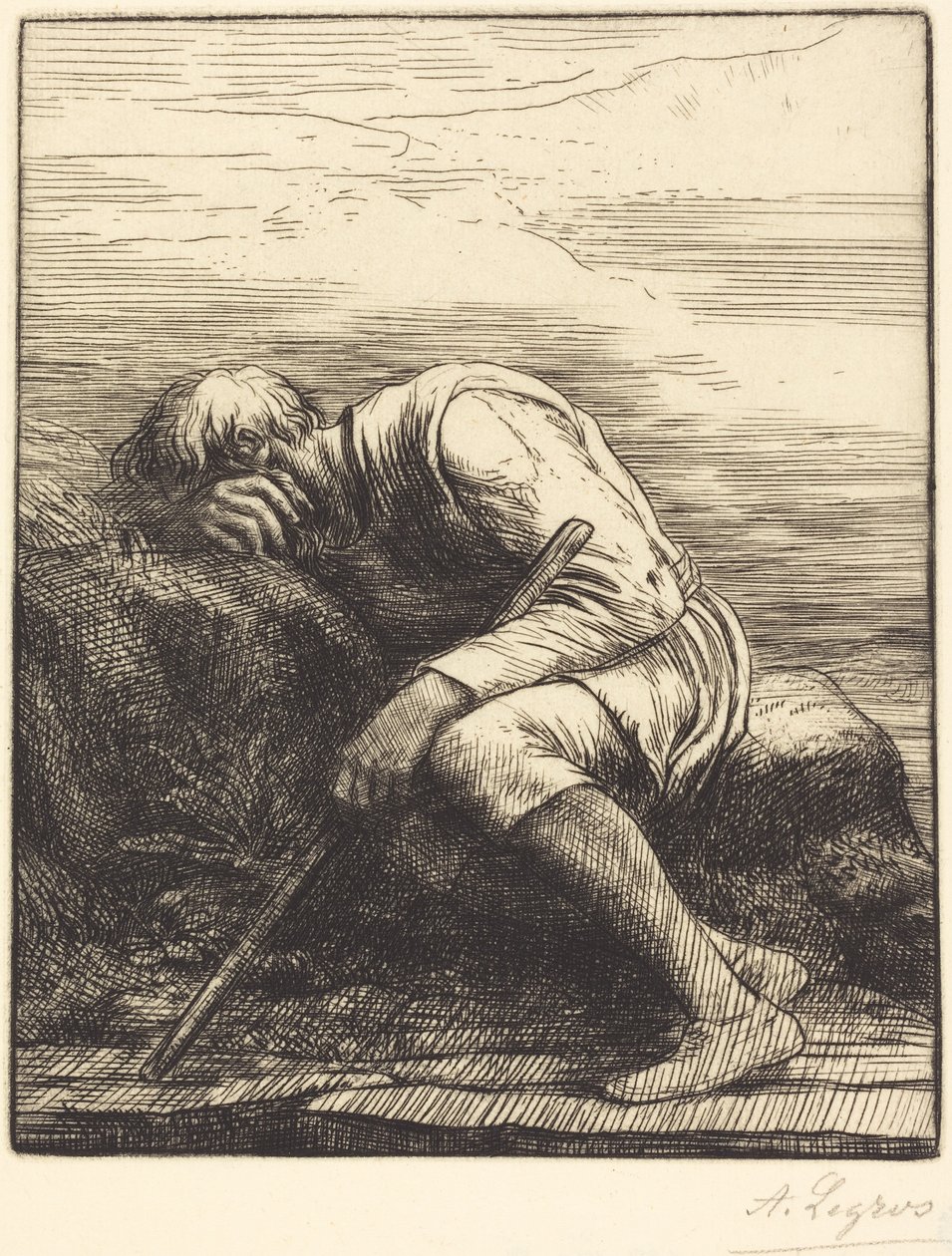 Sinbad, námořník (Sinbad le marin) od Alphonse Legros