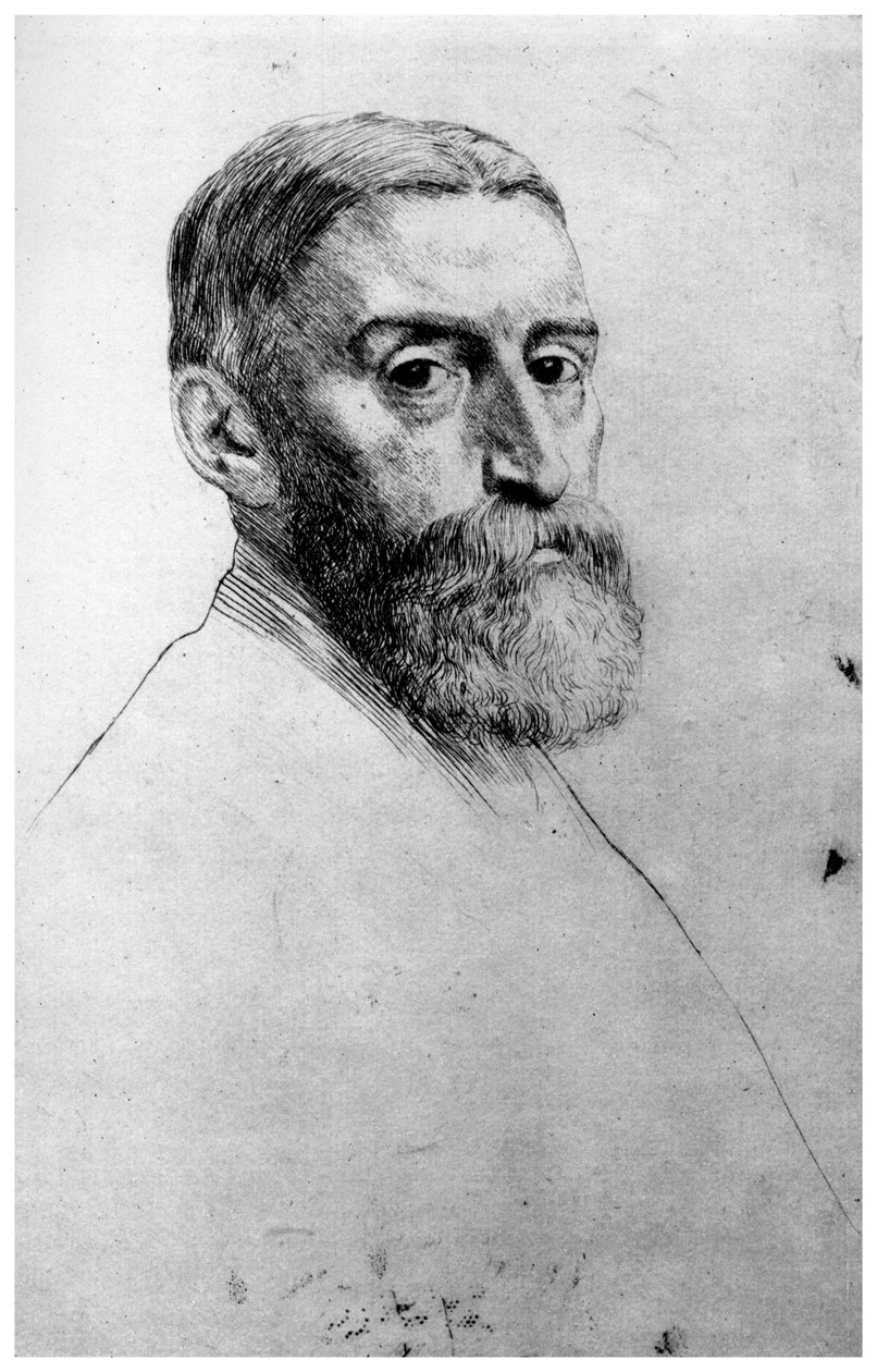 Sir E Poynter, c1860-1910 1924 od Alphonse Legros