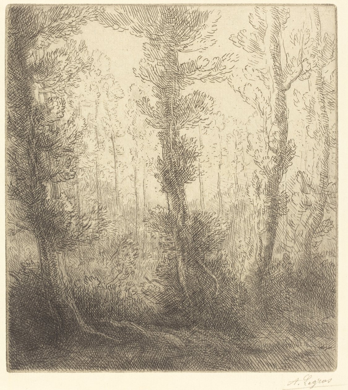 Malé jezero od Alphonse Legros