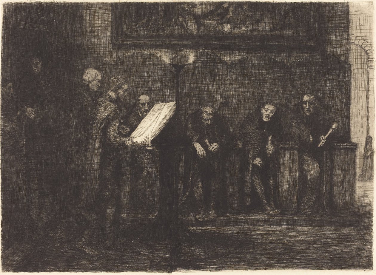Španělští zpěváci od Alphonse Legros