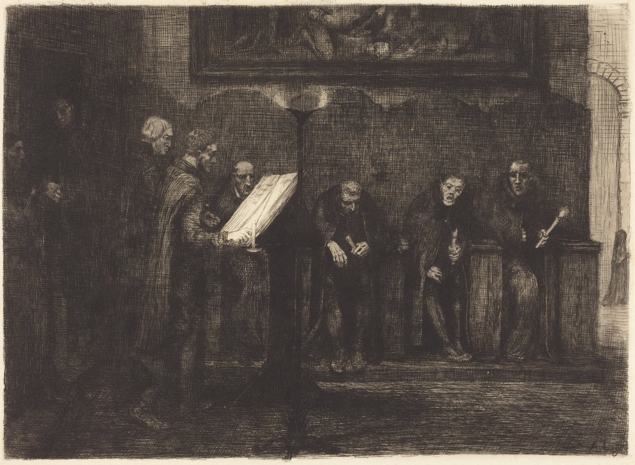 Spanish Singers (Španělští zpěváci) od Alphonse Legros