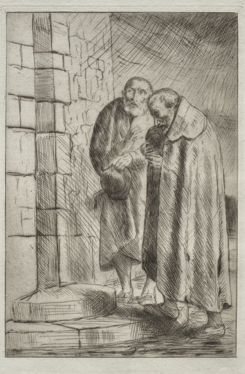 Svatý Petr a Pavel u Brány pana Richarda od Alphonse Legros