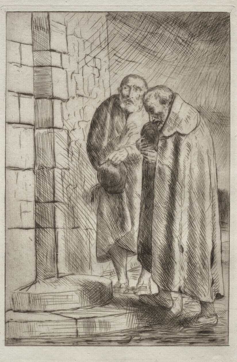 Svatý Petr a Pavel u Brány pana Richarda od Alphonse Legros