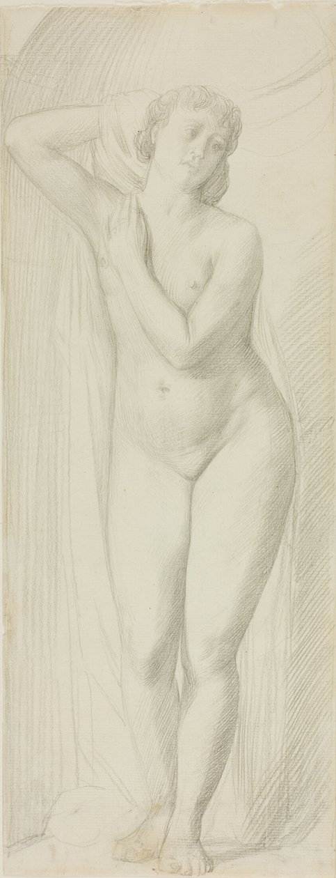 Stojící ženský akt od Alphonse Legros
