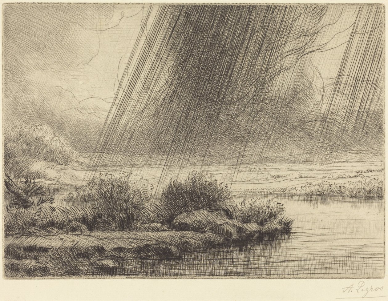Storm (Bouře) od Alphonse Legros