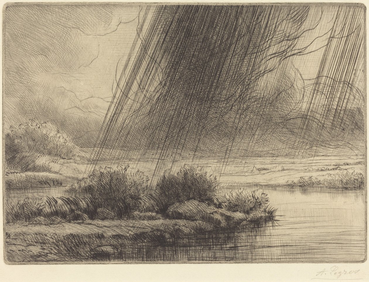 Storm (Bouře) od Alphonse Legros