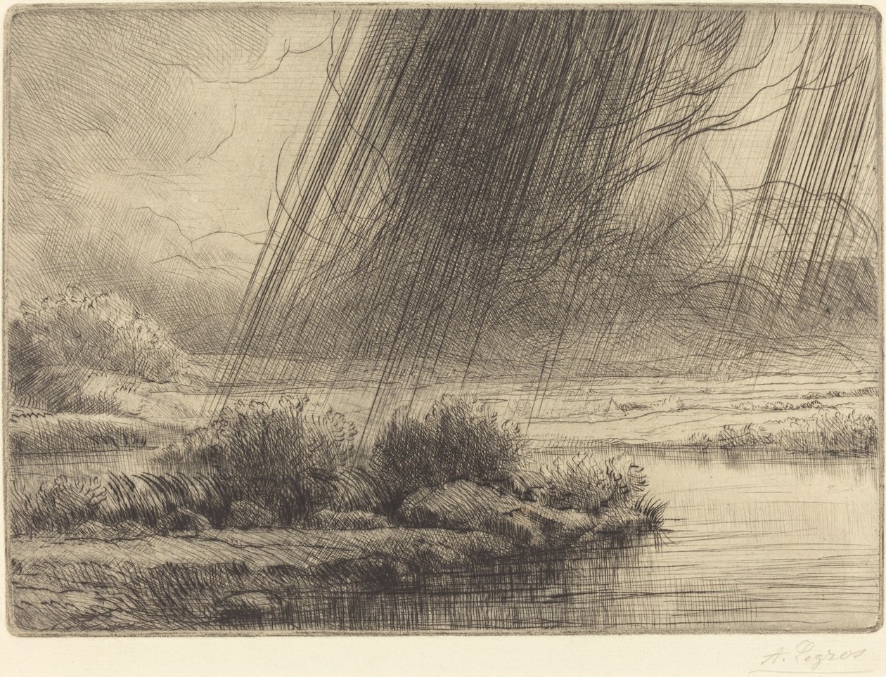 Bouře Bouře. od Alphonse Legros