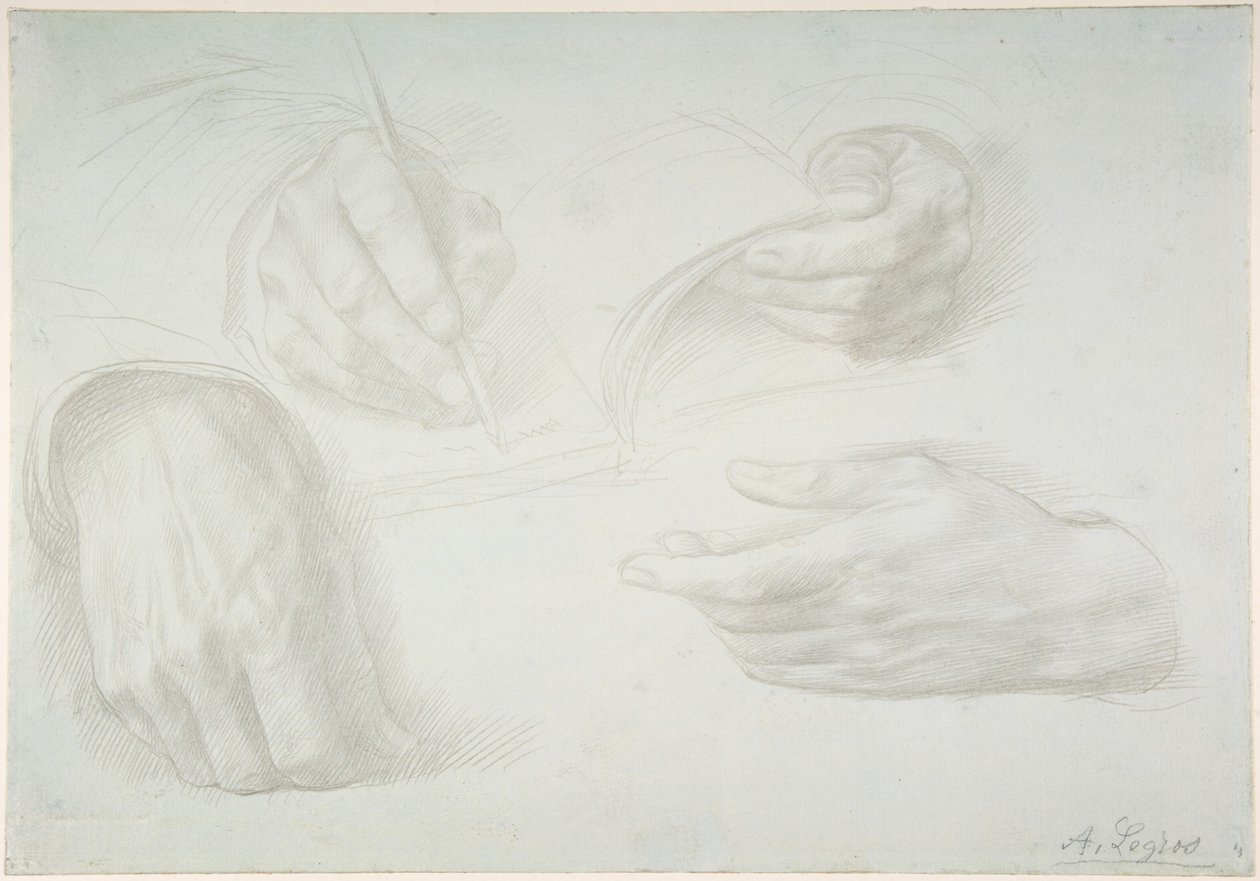 Studie rukou od Alphonse Legros