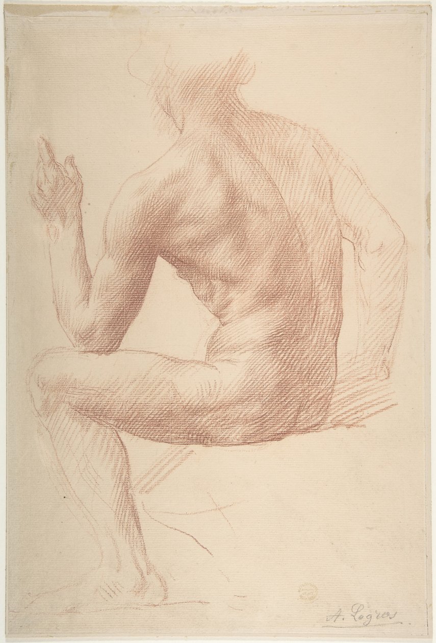 Studie postavy od Alphonse Legros
