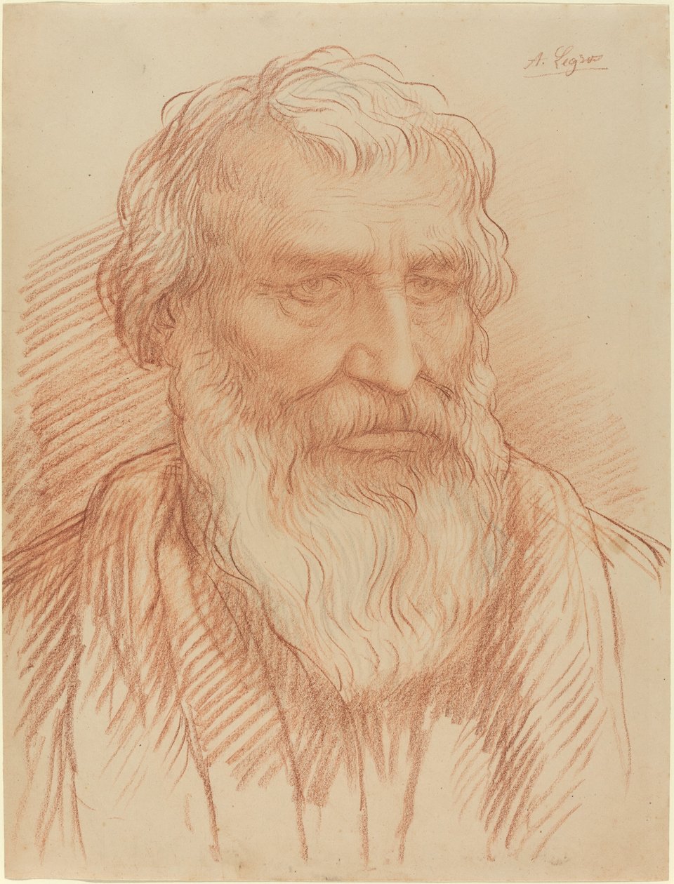 Studie hlavy. od Alphonse Legros