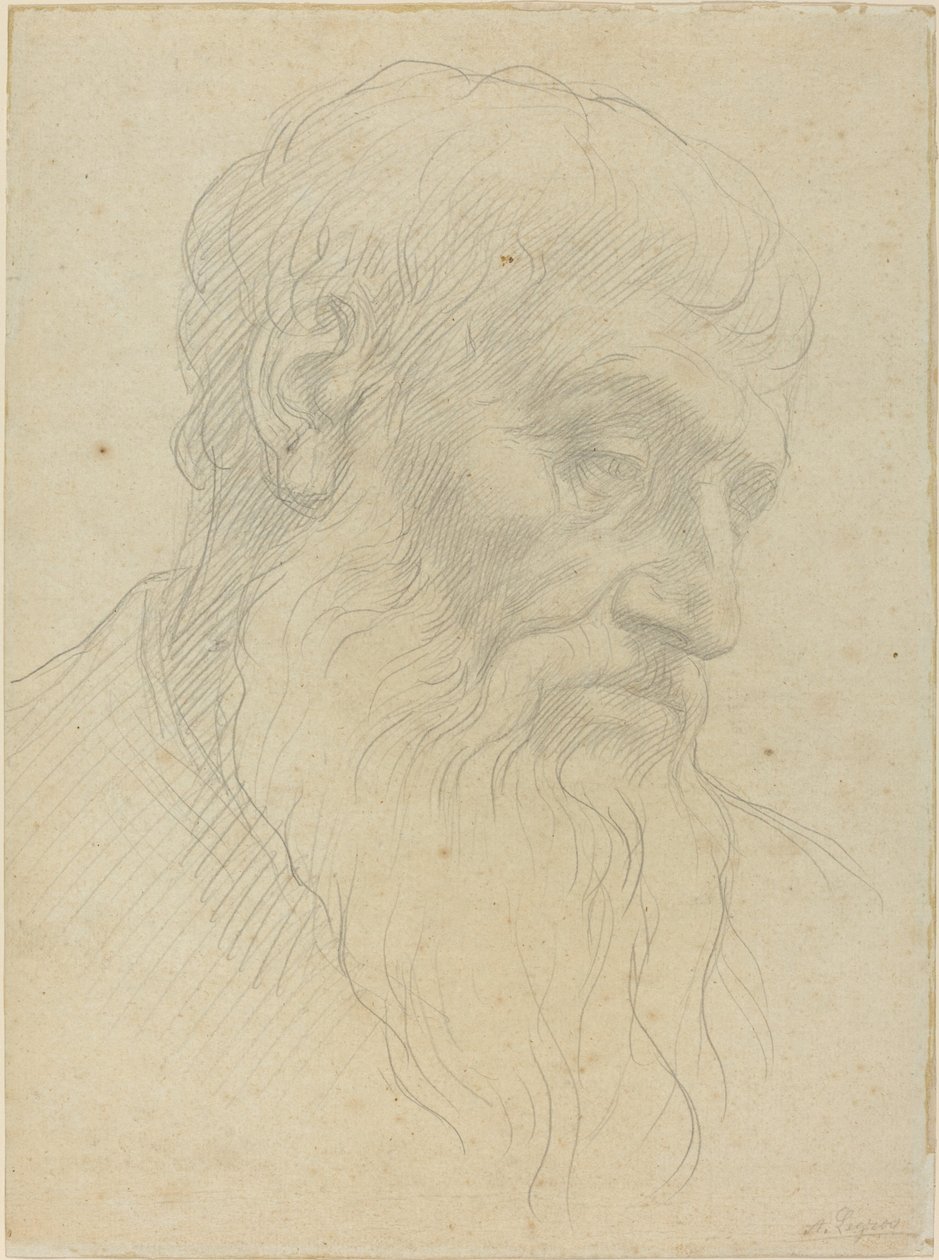 Studie hlavy od Alphonse Legros