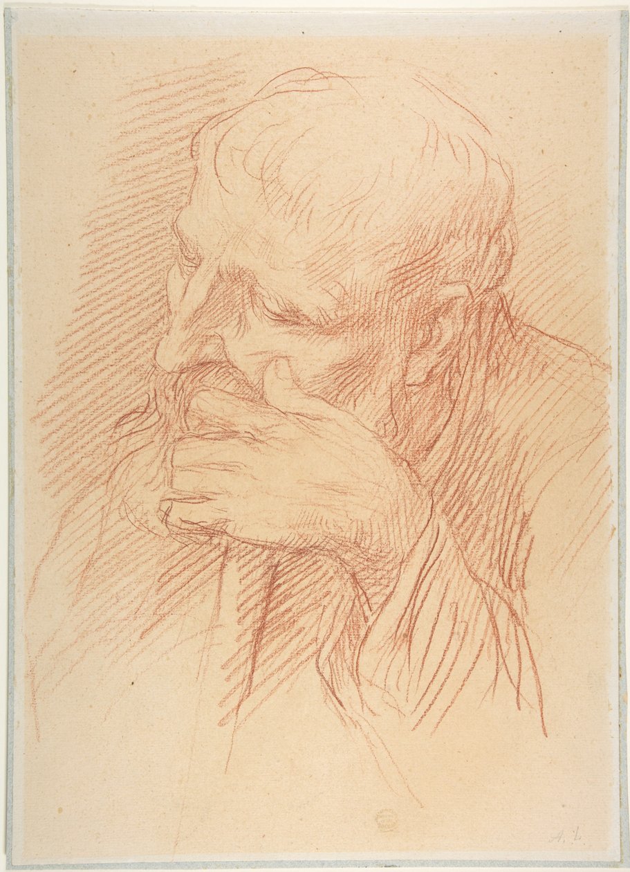 Studie hlavy od Alphonse Legros