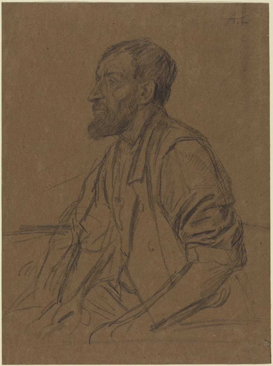 Studie dělníka od Alphonse Legros