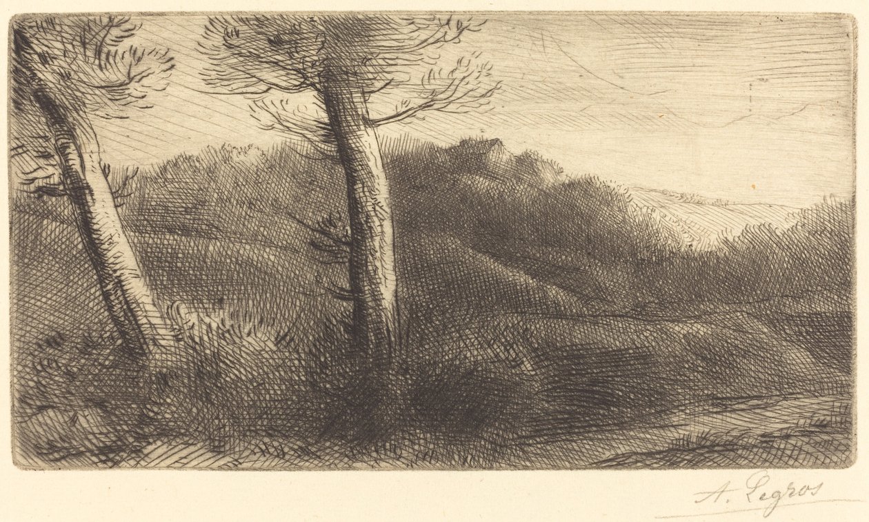 Západ slunce od Alphonse Legros