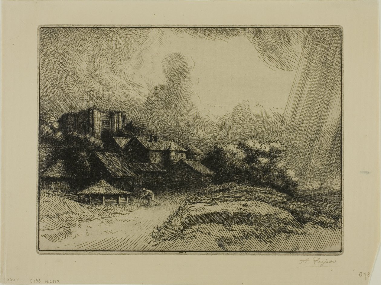 The Abbey Farm od Alphonse Legros