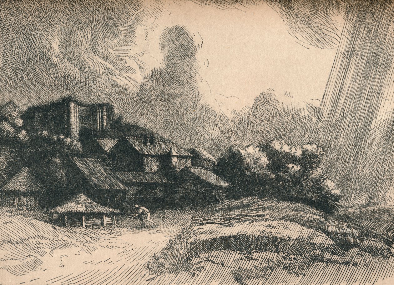 The Abbey Farm, c1893 od Alphonse Legros