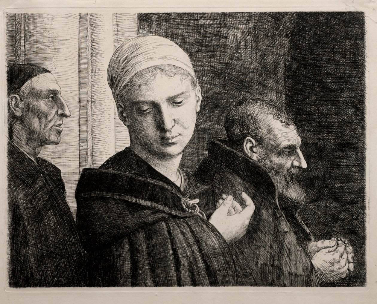 Křest, 1870. od Alphonse Legros