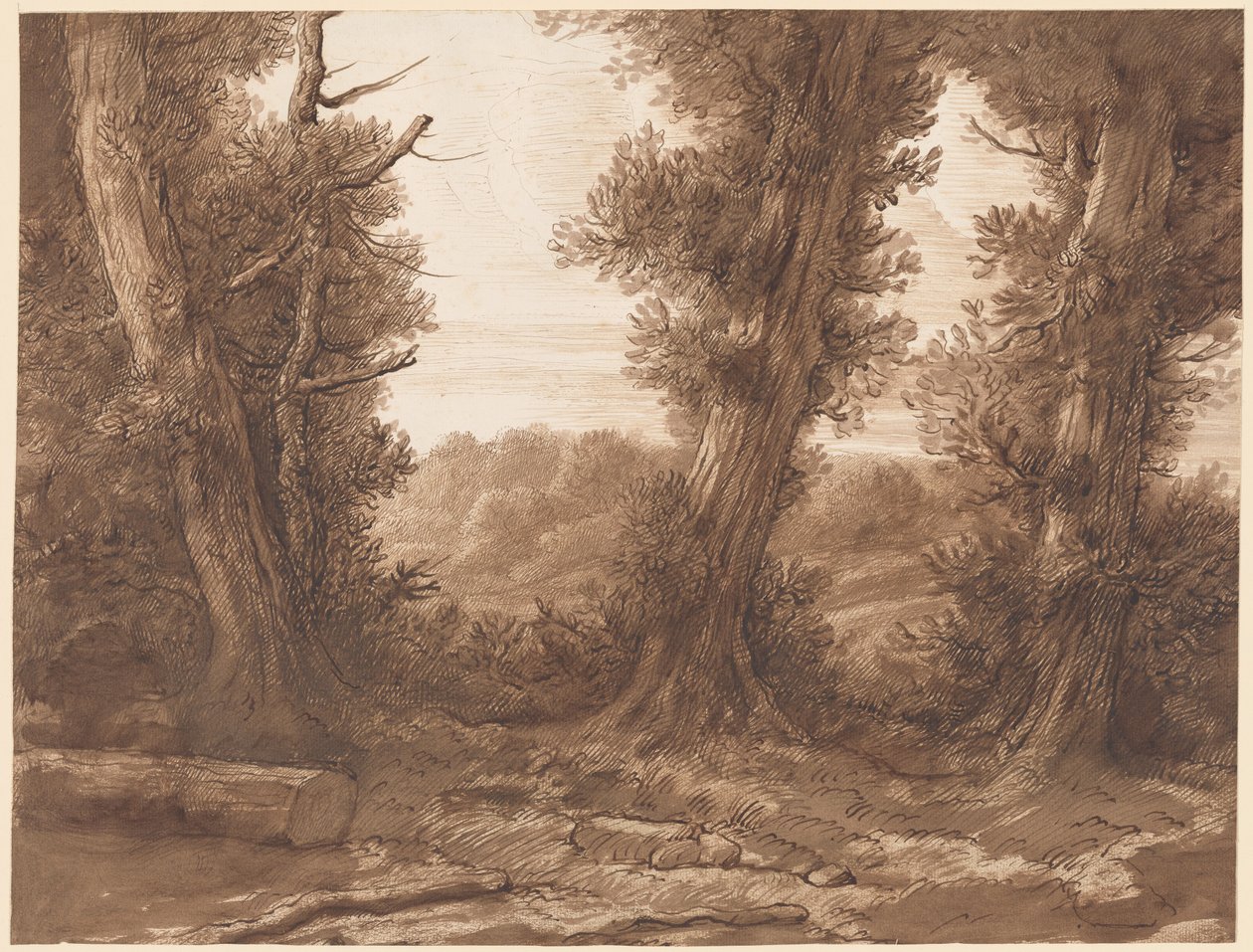 Velké stromy od Alphonse Legros