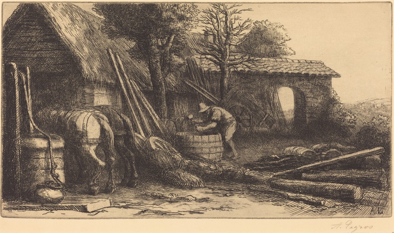 Bednář od Alphonse Legros