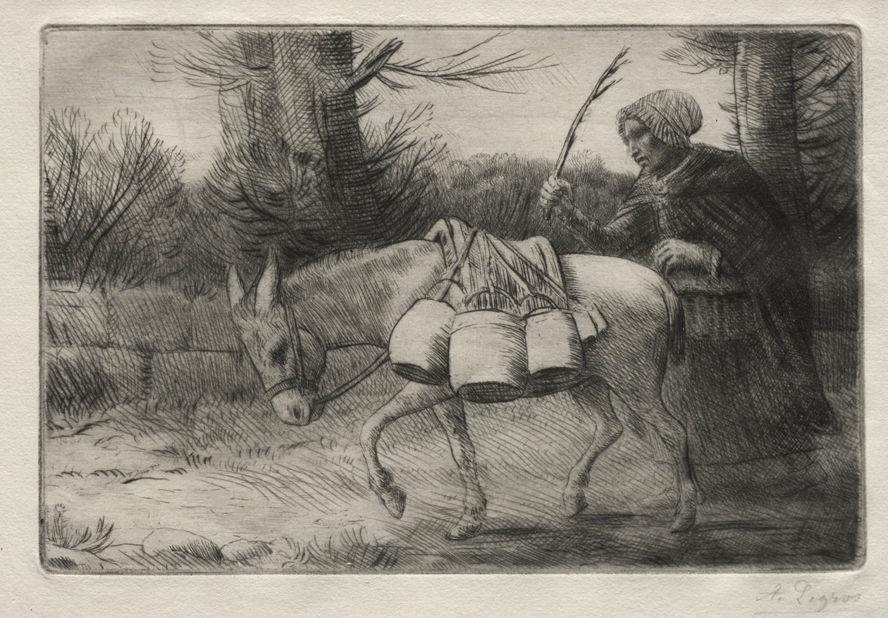 Mlékárna z Boulogne (třetí talíř) od Alphonse Legros
