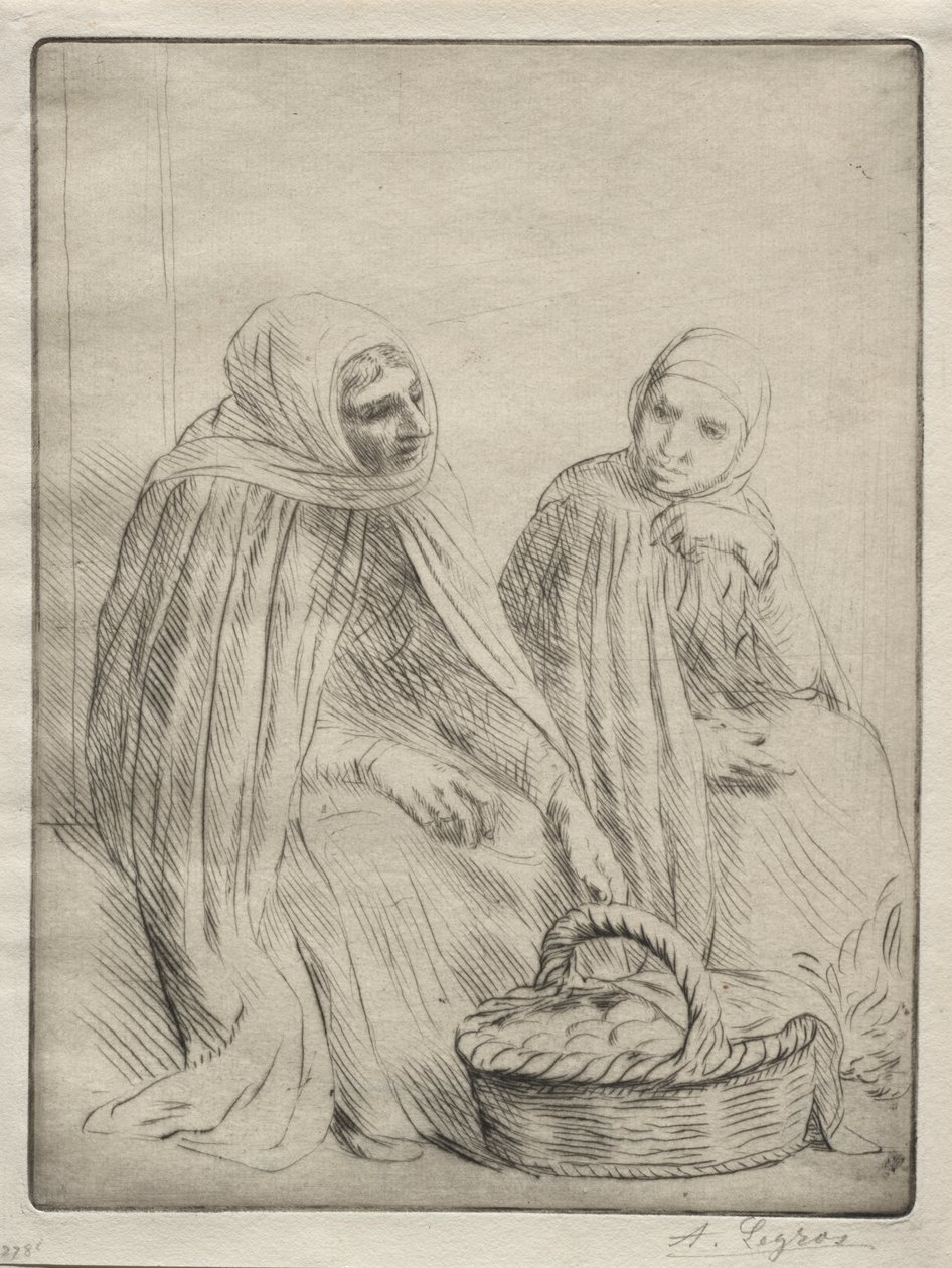 Obchodníci s vejci (1. talíř) od Alphonse Legros