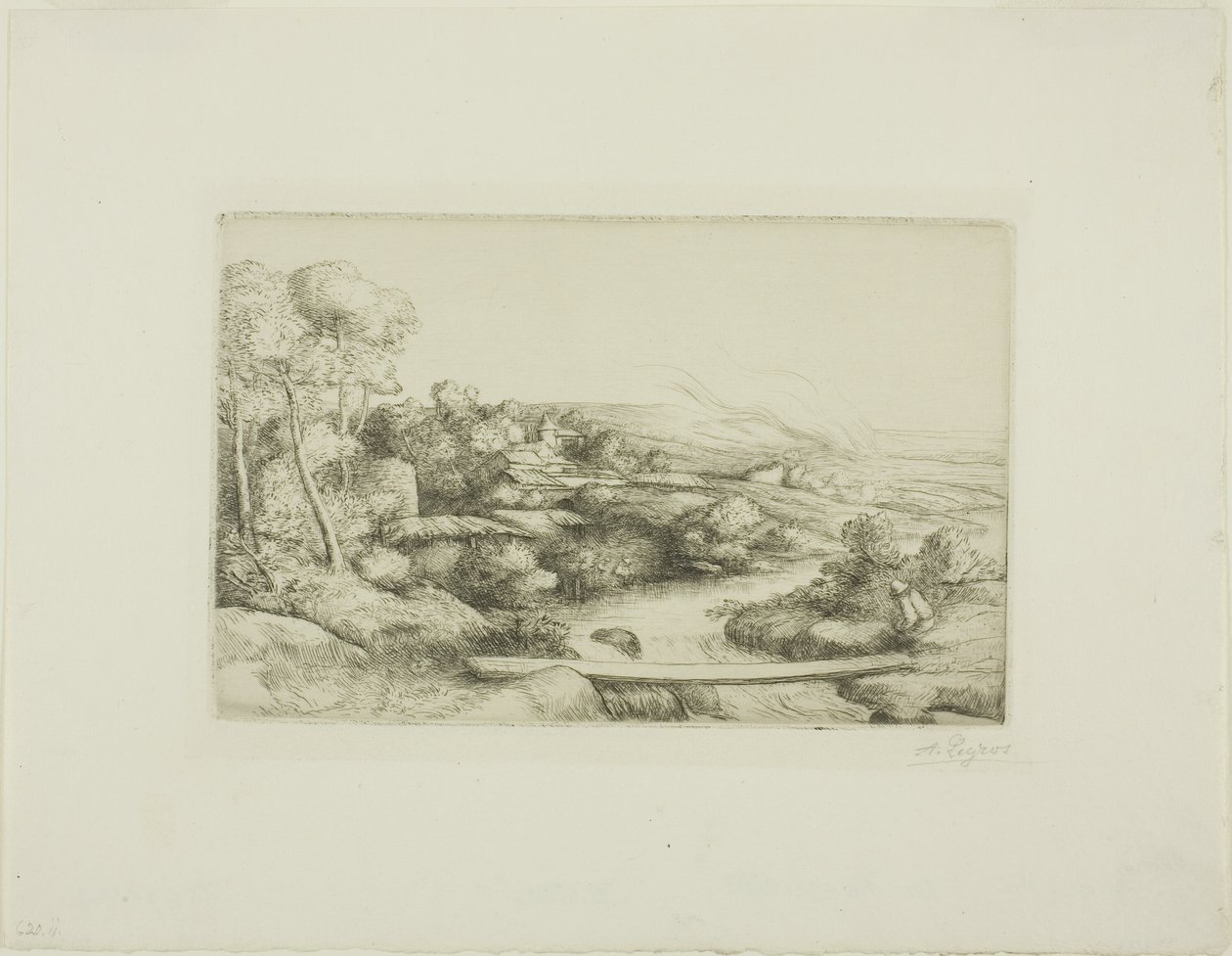 Lávka pro pěší od Alphonse Legros