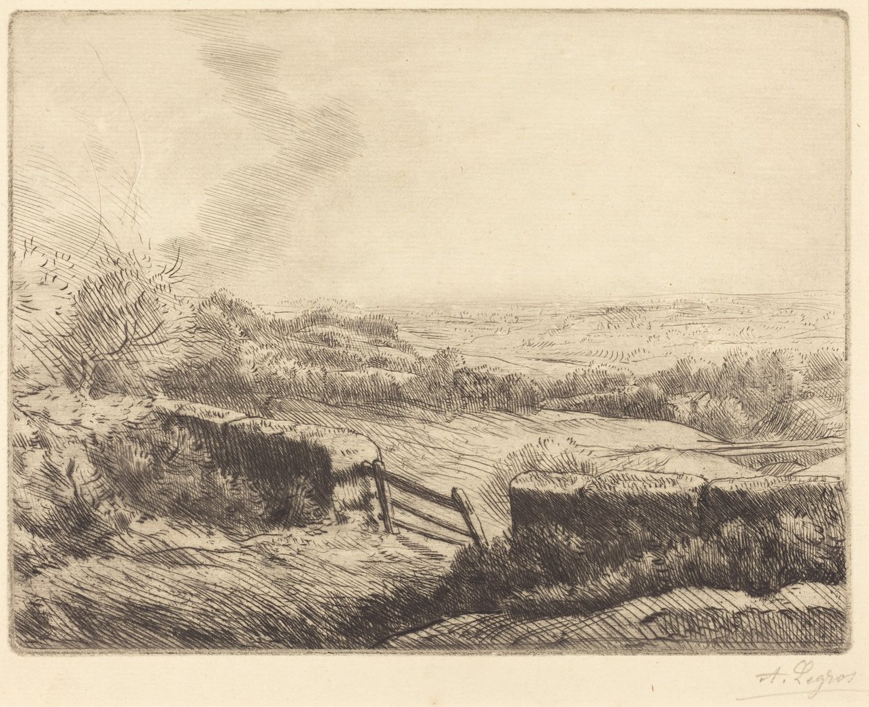 The Gate (Vchod do pole) od Alphonse Legros