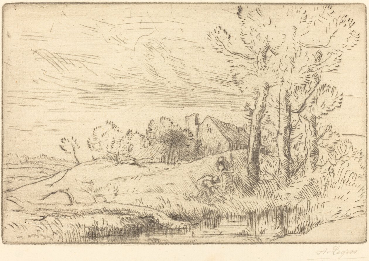 Dům studny (La maison du puits) od Alphonse Legros