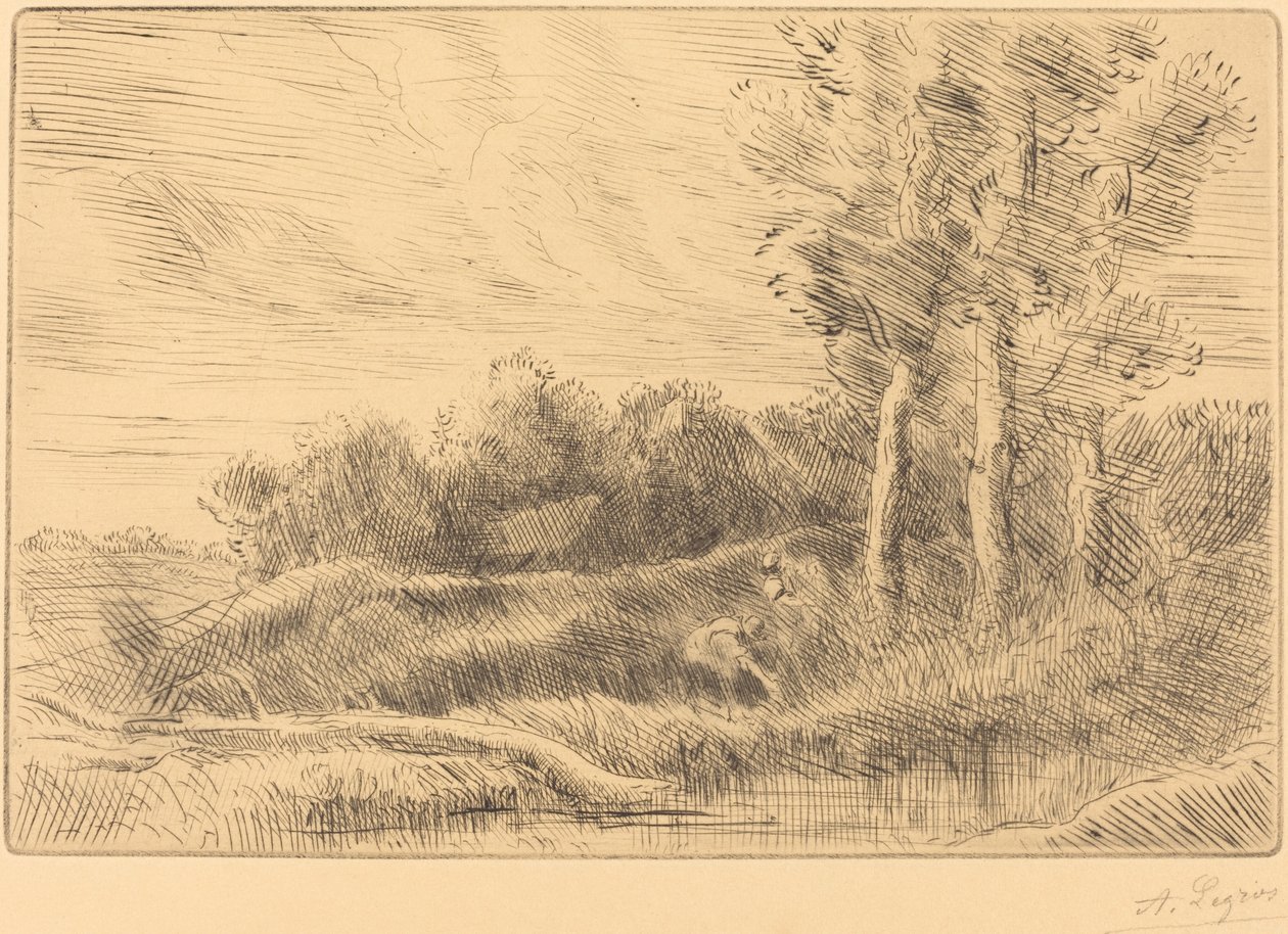 Dům studny (La maison du puits) od Alphonse Legros