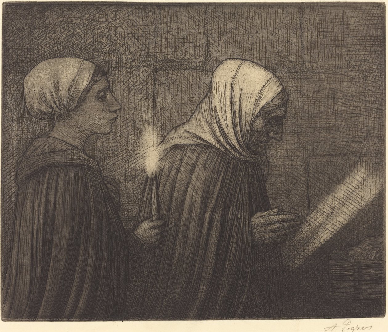 Jesličky La jesle. od Alphonse Legros