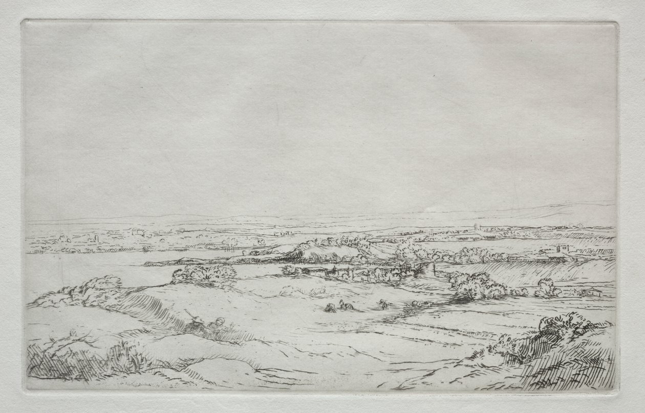 Louka u jezera (La Plaine Près Du Lac) od Alphonse Legros