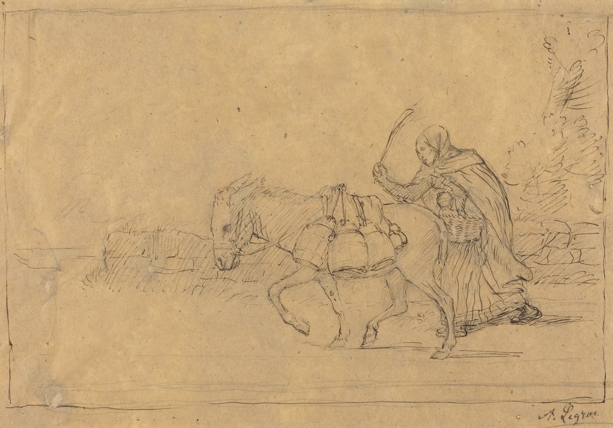 Dojička z Boulogne od Alphonse Legros