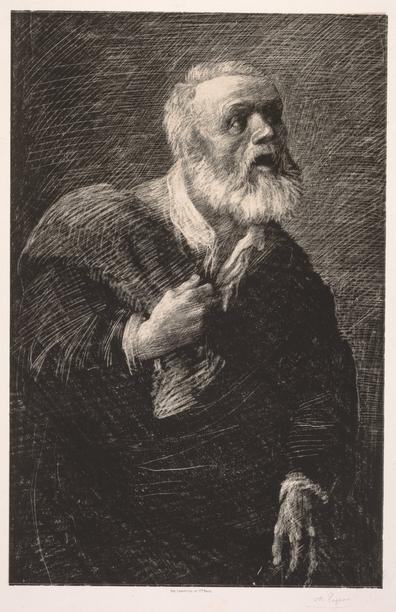Noční křik od Alphonse Legros