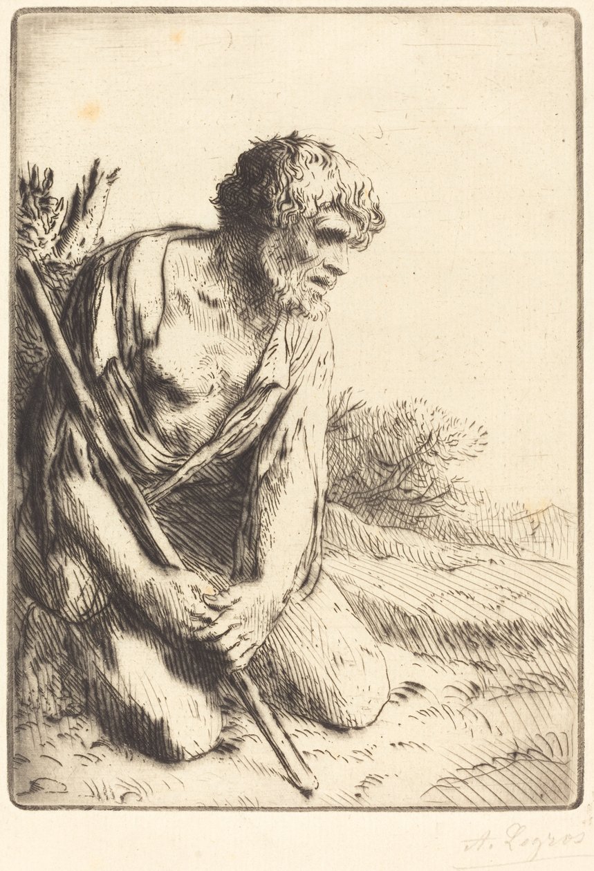 Marnotratný syn, 3. deska Marnotratný syn. od Alphonse Legros